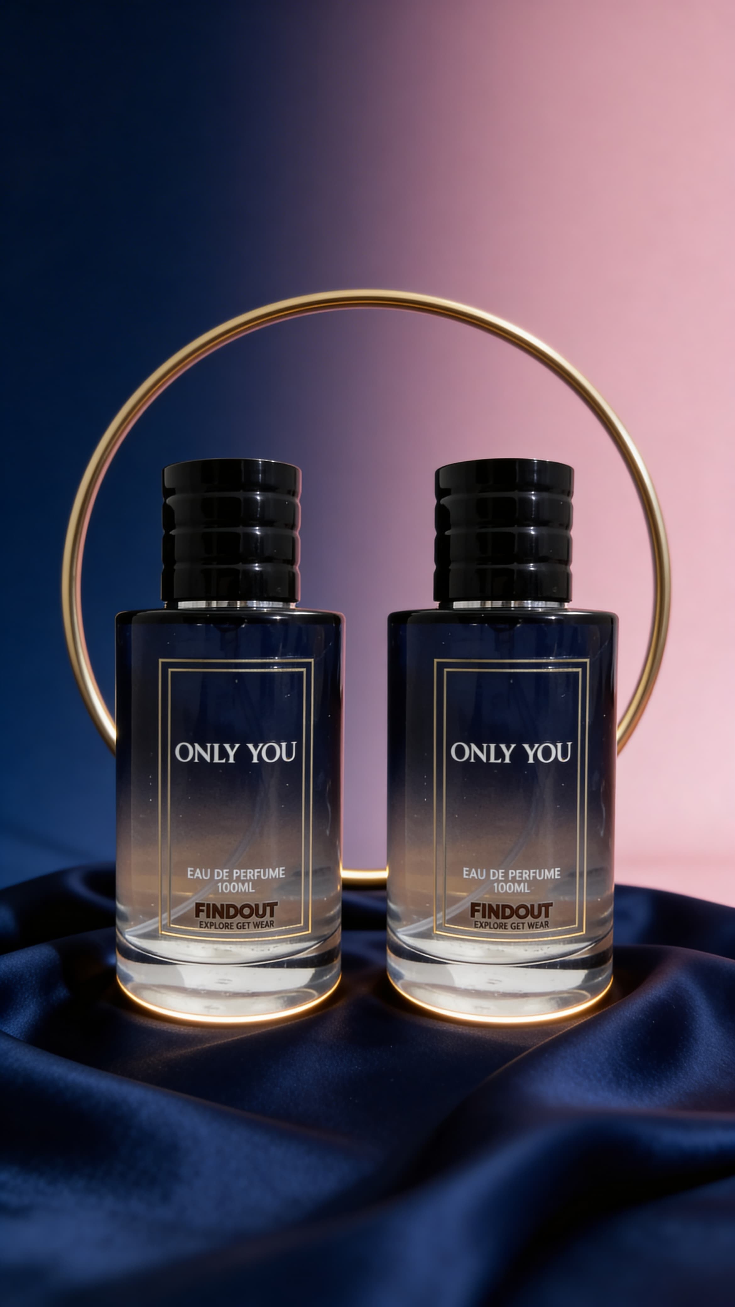 Pack of 2 Couple Perfumes (Only you from him/her)