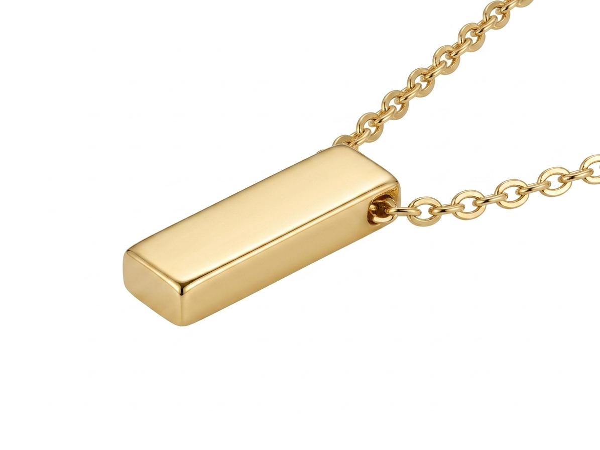 Gold Bar Locket