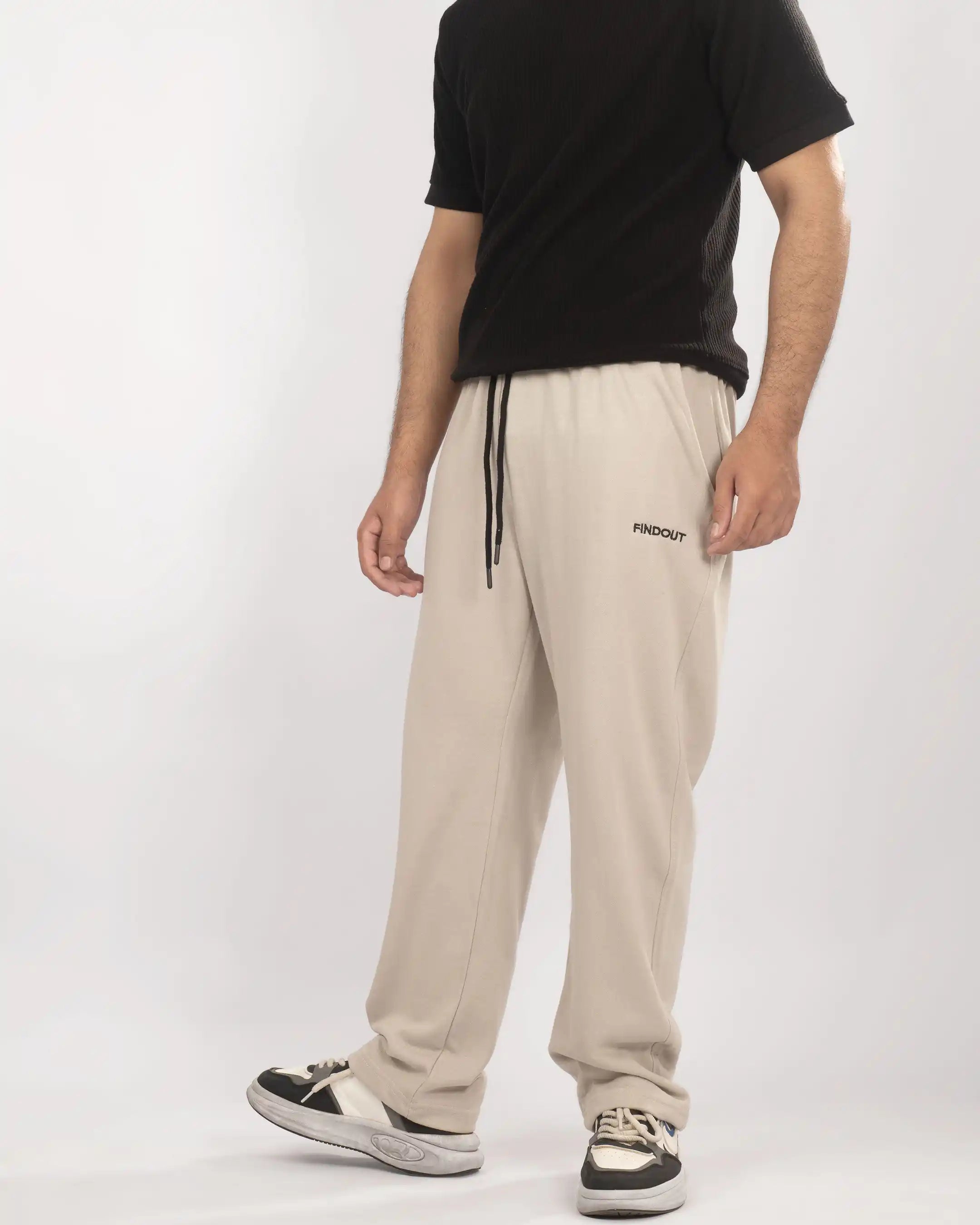 Ash Grey Baggy Trouser