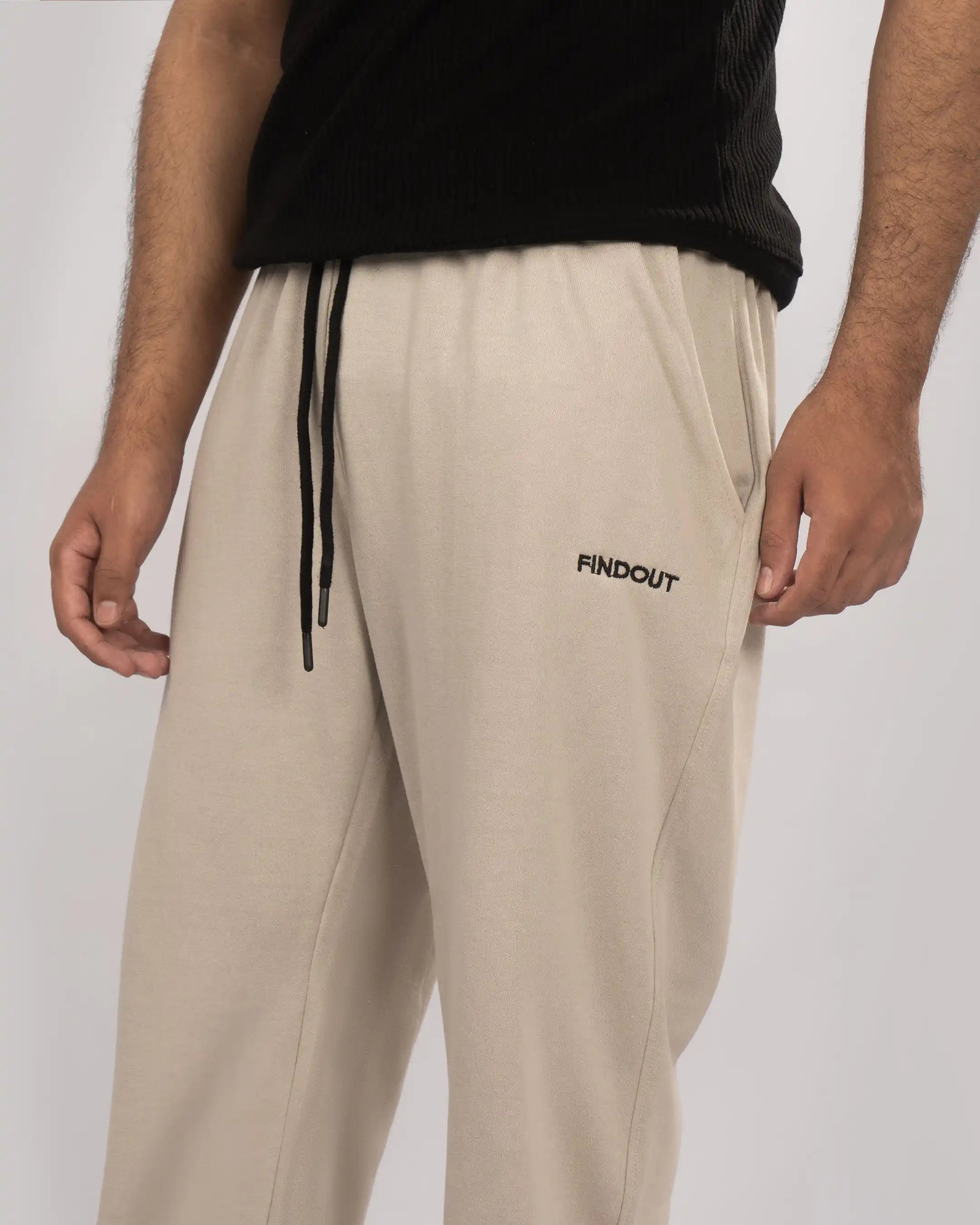 Ash Grey Baggy Trouser