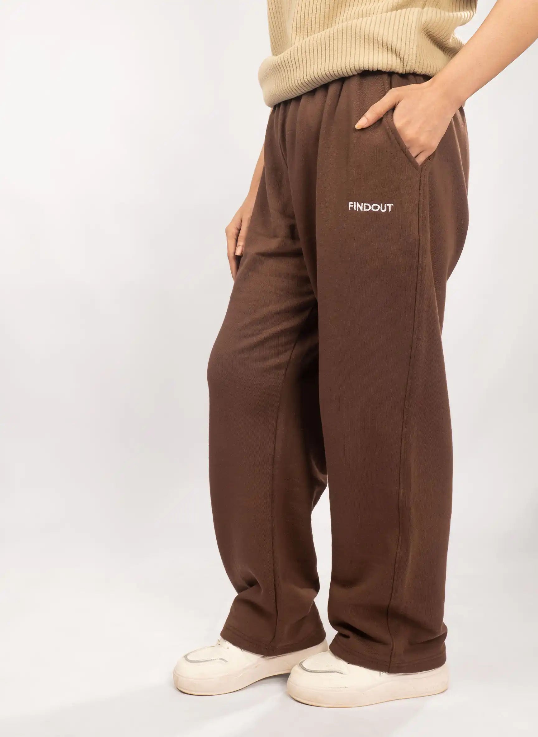 Chocolate Brown Baggy Trouser