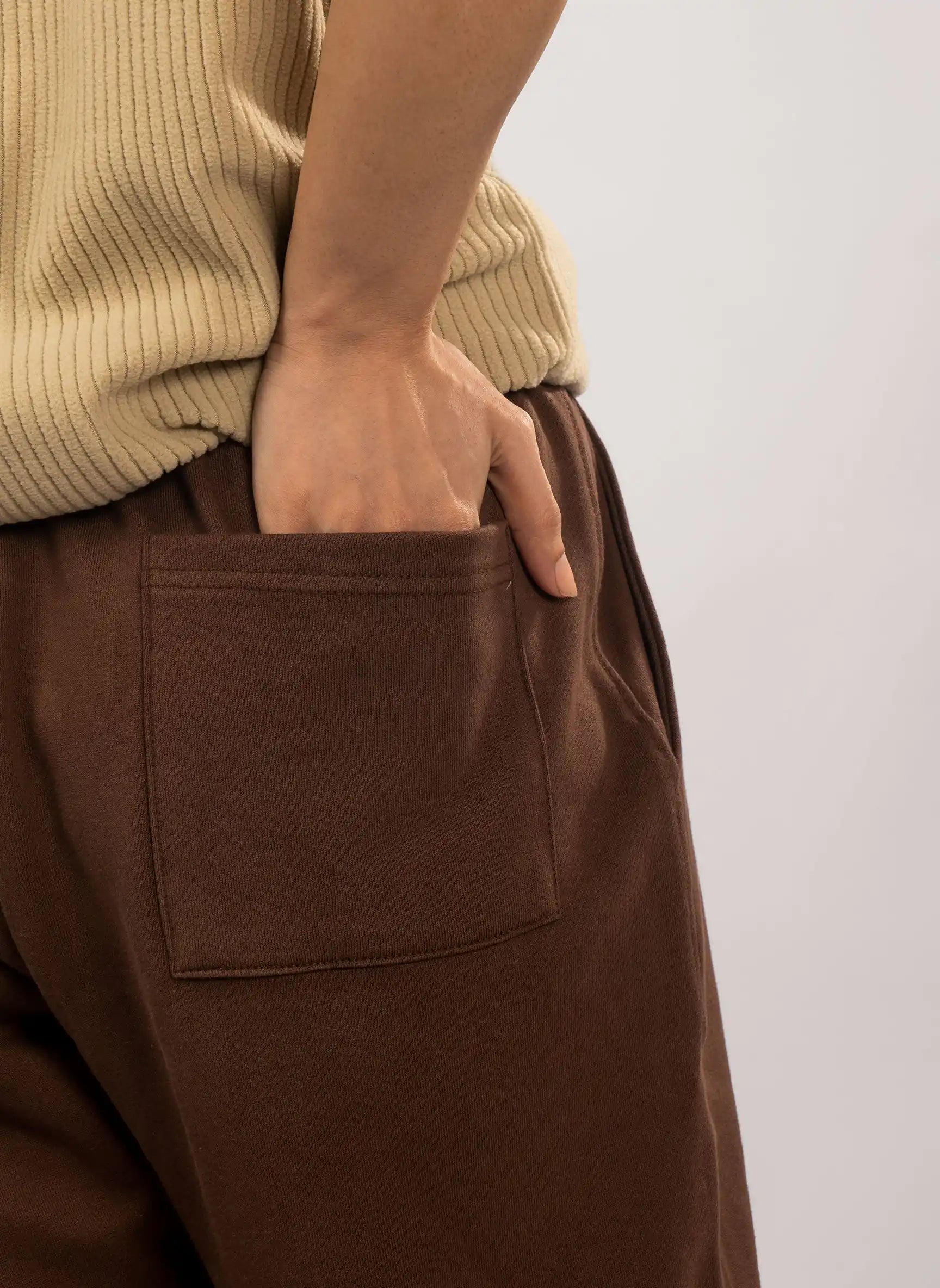 Chocolate Brown Baggy Trouser