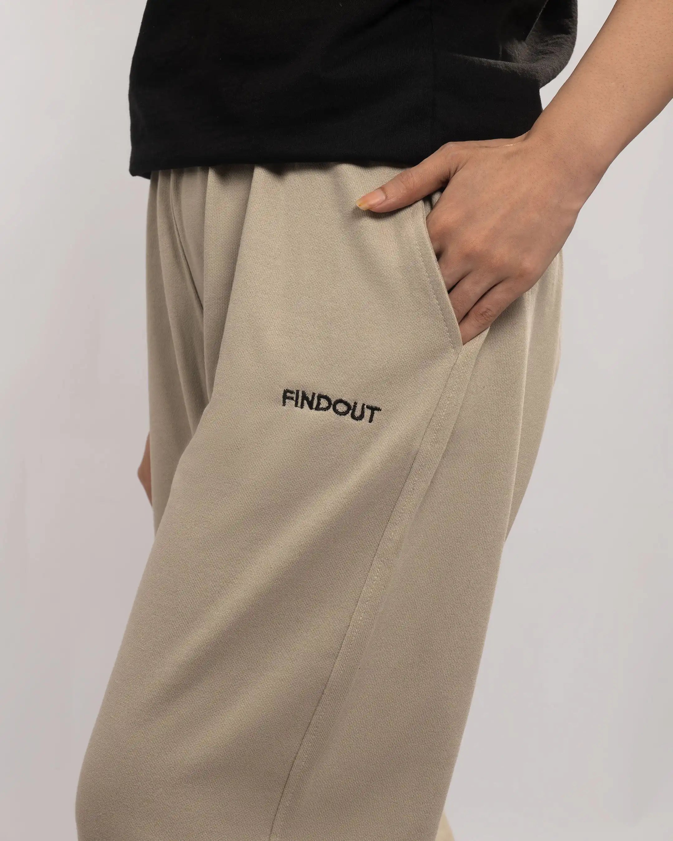 Ash Grey Baggy Trouser