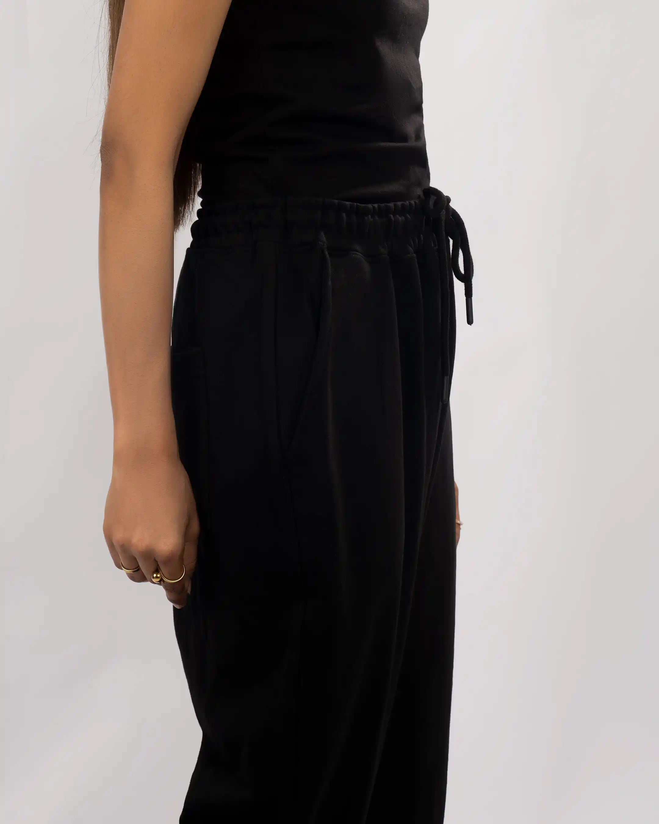 Black Baggy Trouser