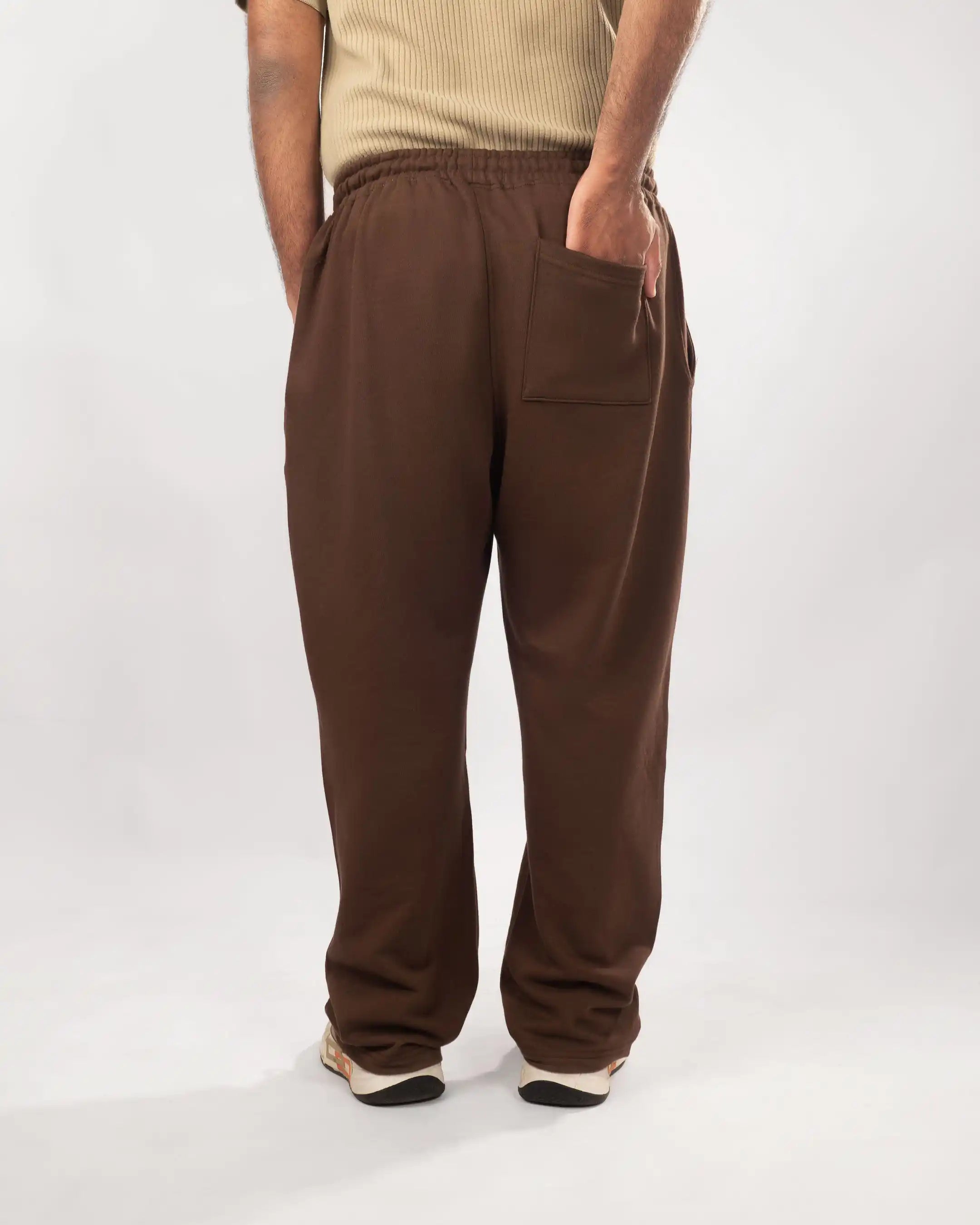 Chocolate Brown Baggy Trouser
