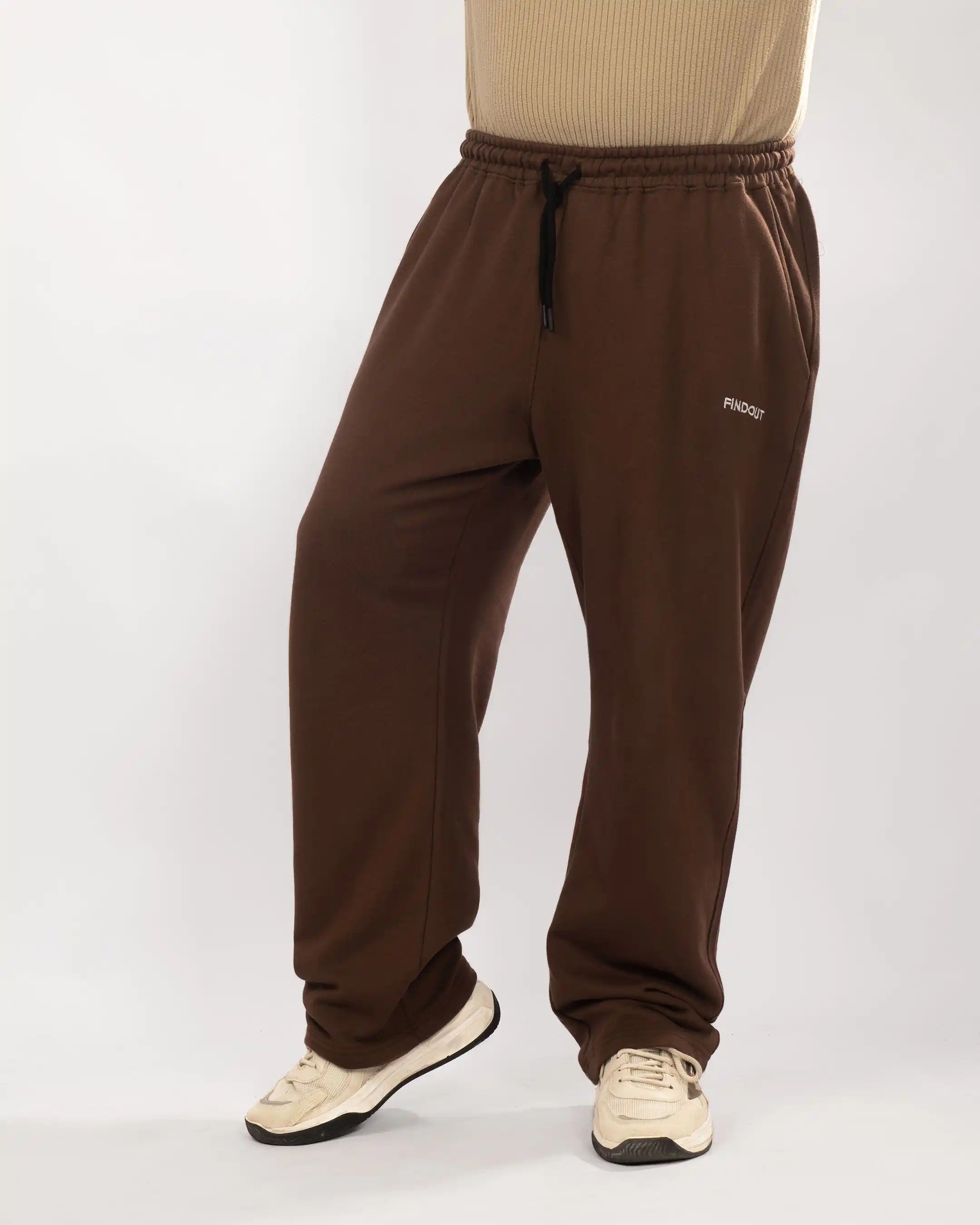 Chocolate Brown Baggy Trouser