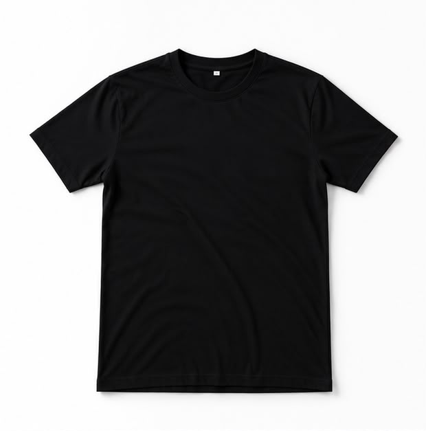 Black Plain T-Shirt