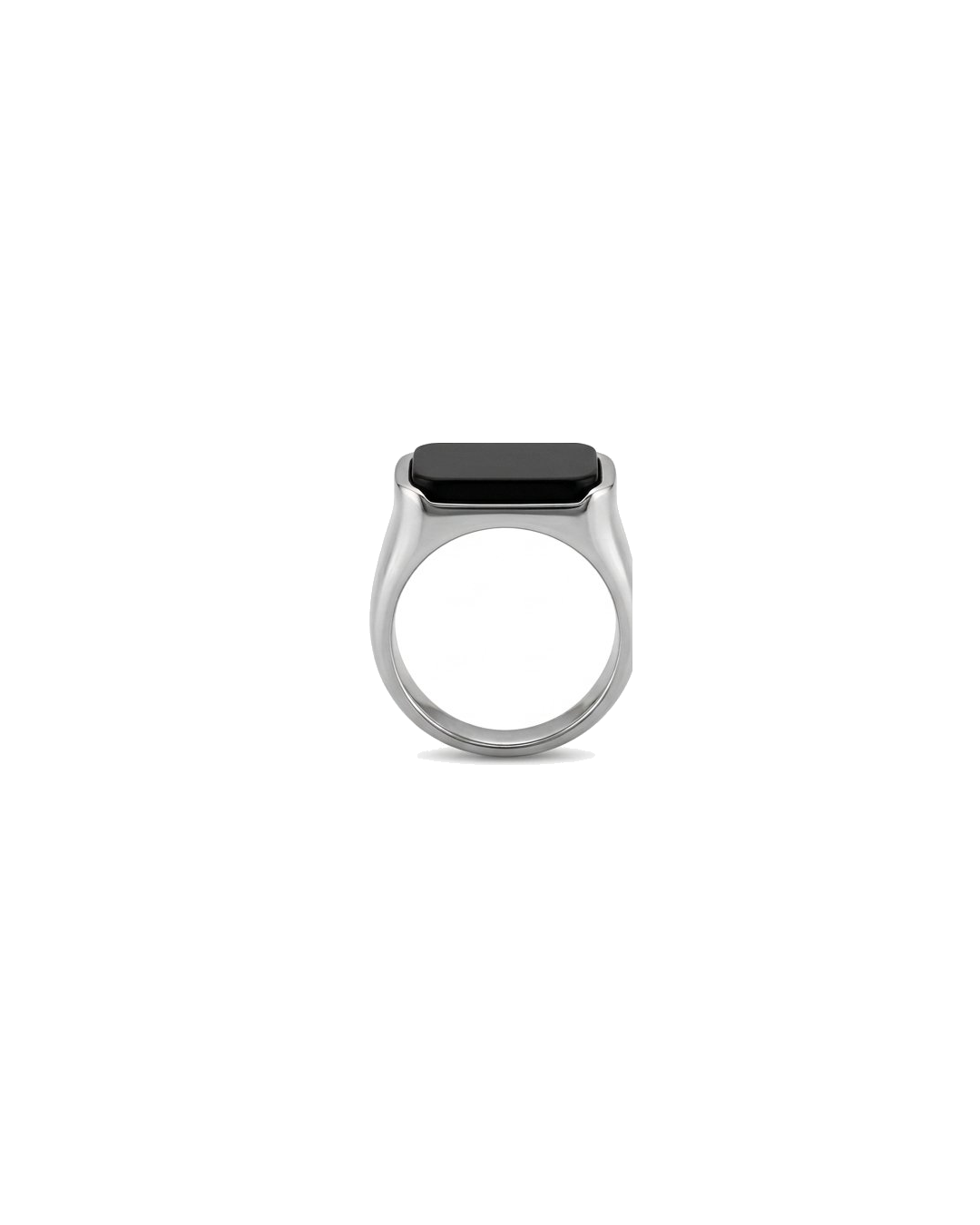 Square in Silver Sign Ring