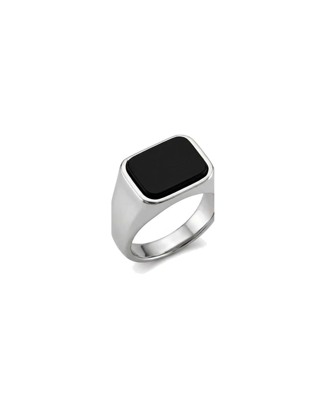 Square in Silver Sign Ring