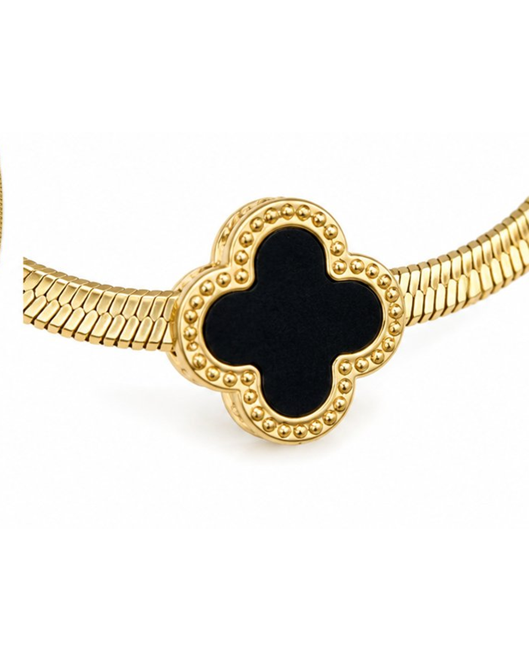 Gold Clover Locket