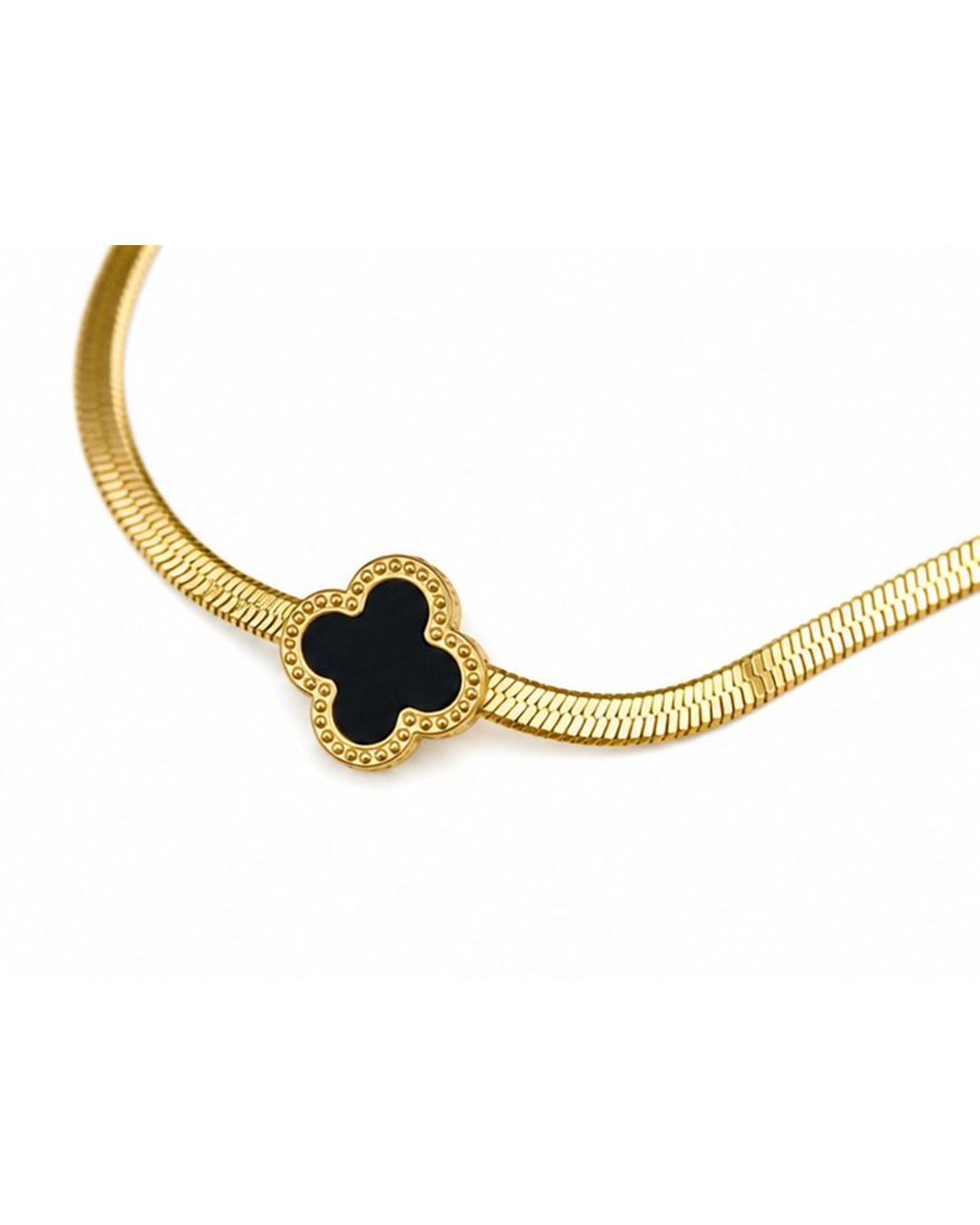 Gold Clover Locket