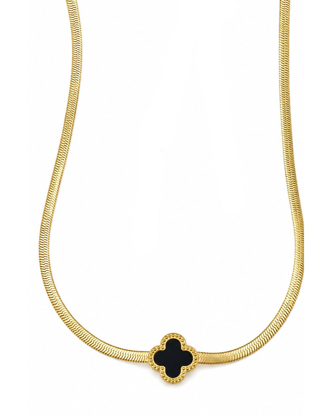 Gold Clover Locket