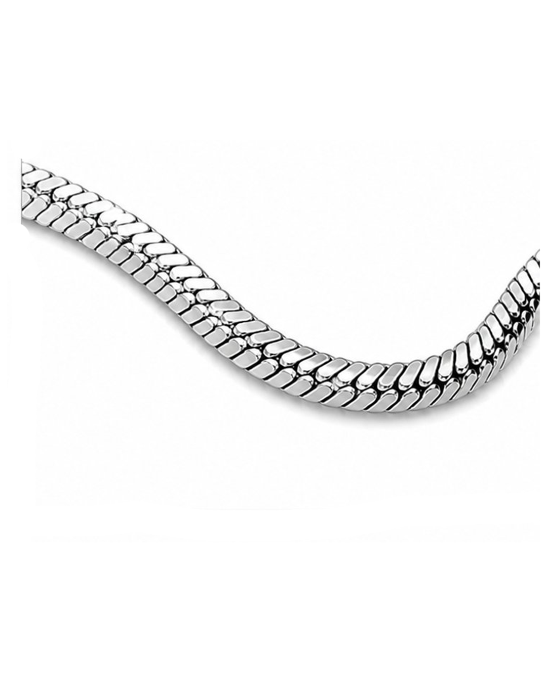Black Shaded Silver Chain