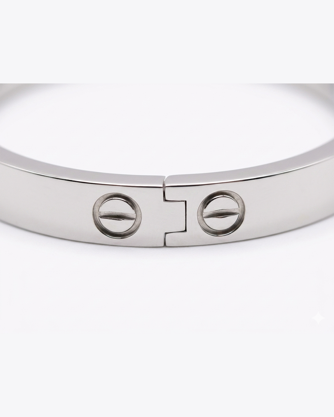 Silver Heart on Hand Bracelet
