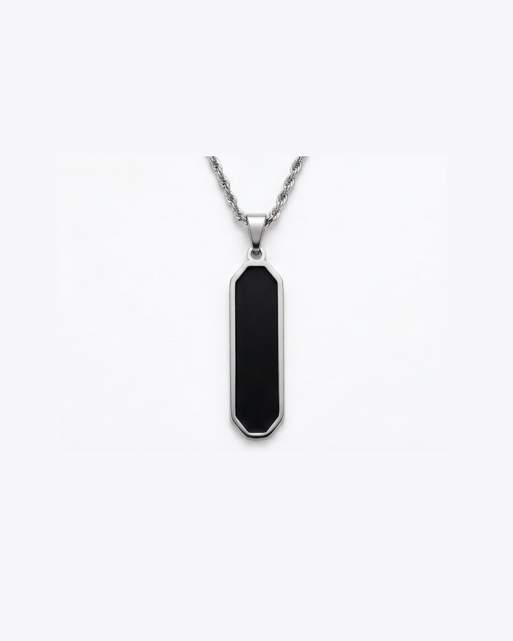 Black Line Locket