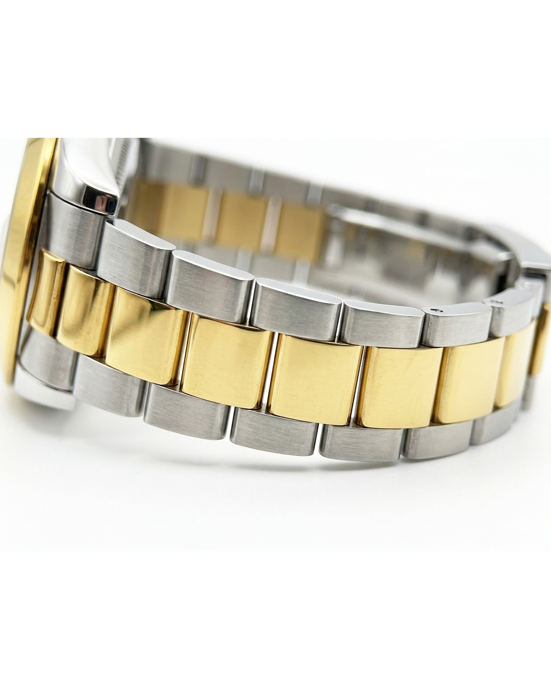 Rolex Gold Dial Silver & Gold Plated Watch