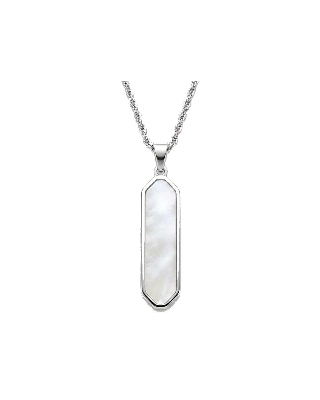 White Line Locket