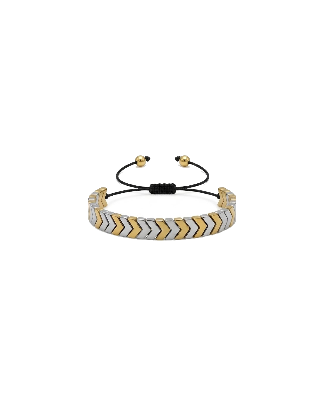 Silver Gold Strip Handcrafted