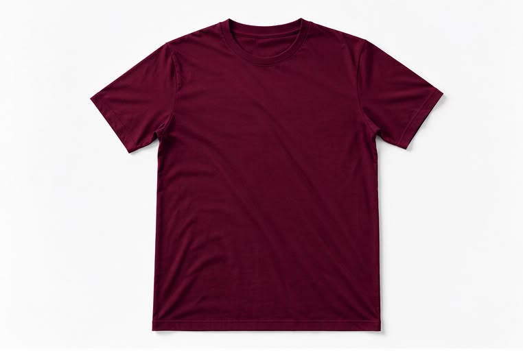 Maroon Plain T-Shirt