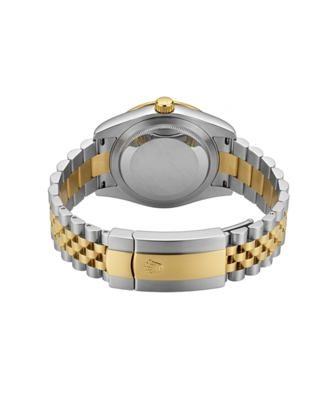 Rolex Silver Dial Gold & Silver Plated watch