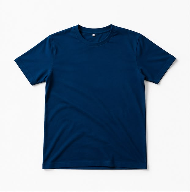 Blue Plain T-Shirt