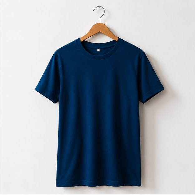 Blue Plain T-Shirt