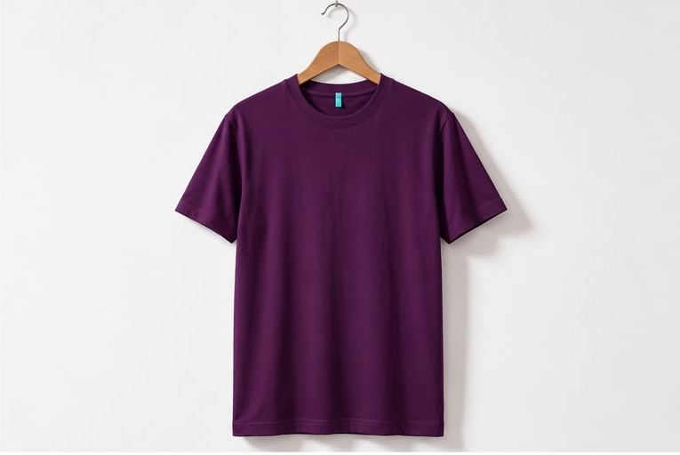 Purple Plain T-Shirt