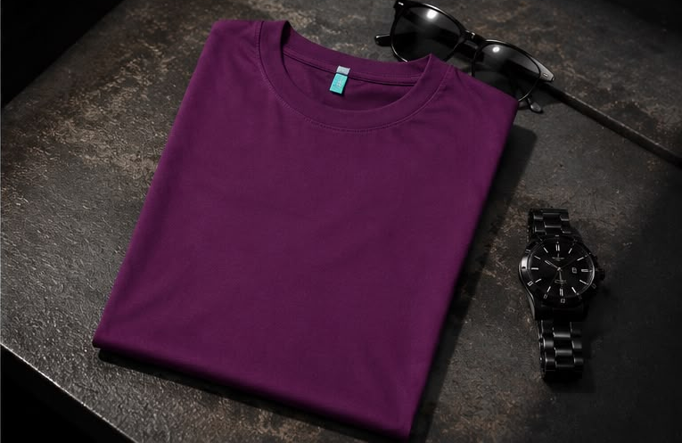 Purple Plain T-Shirt