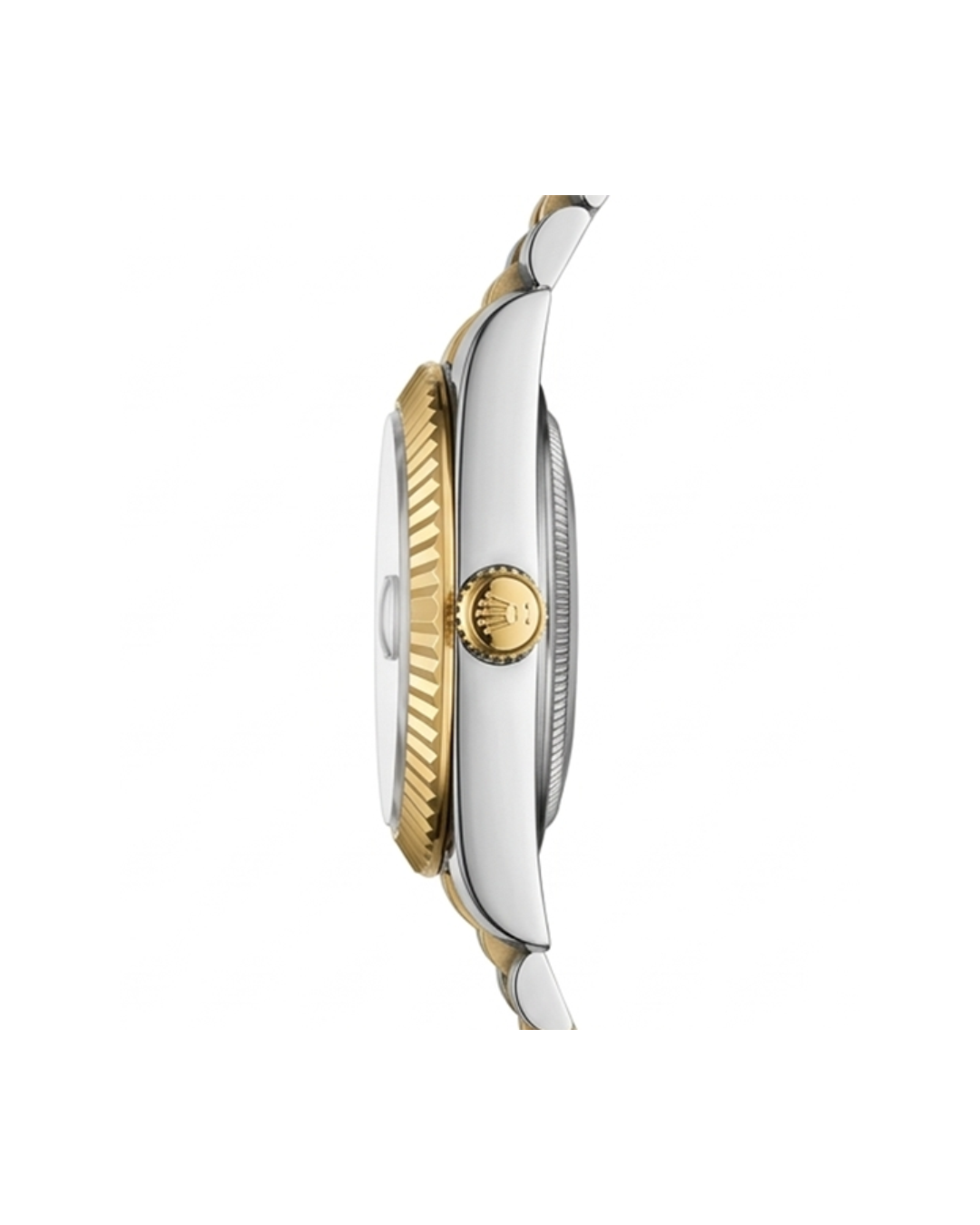 Rolex Gold Dial Silver & Gold Plated Watch