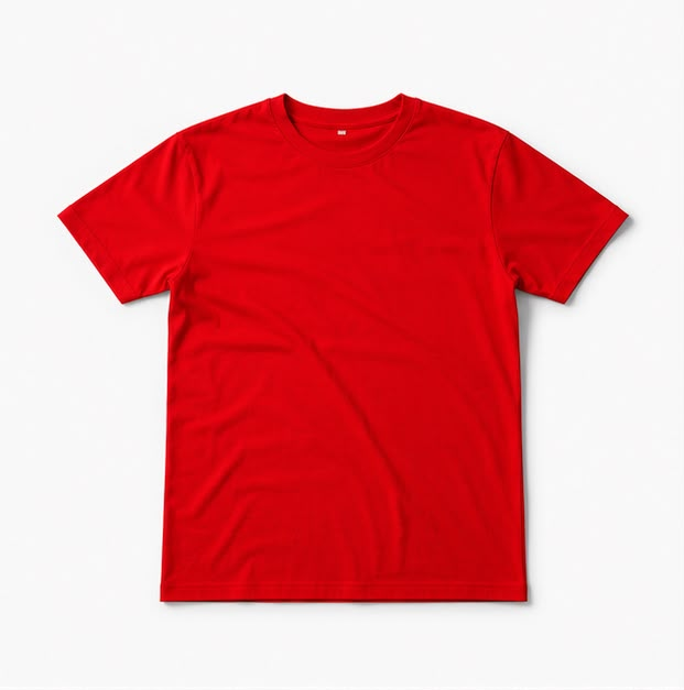 Red Plain T-Shirt