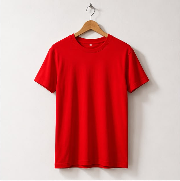 Red Plain T-Shirt
