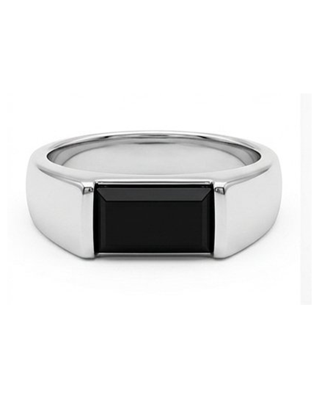 Black Silver Ring