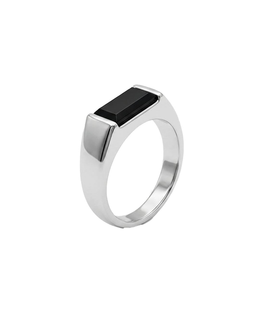 Black Silver Ring
