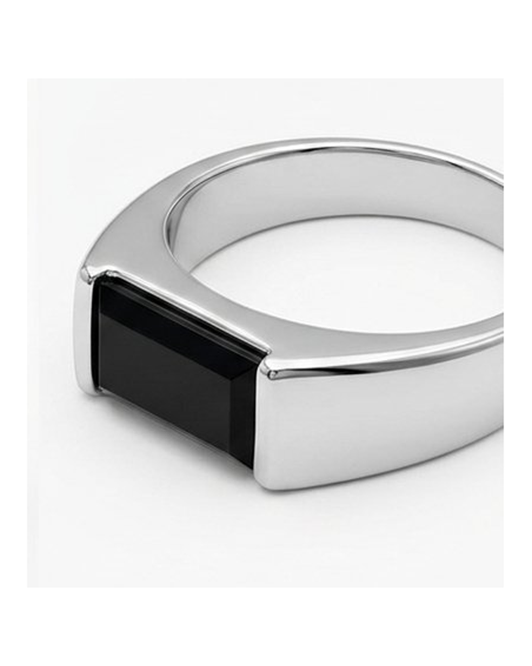 Black Silver Ring