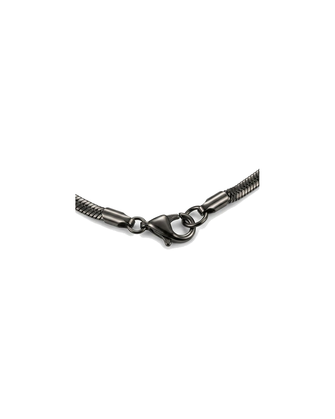 Round Snake Black Chain