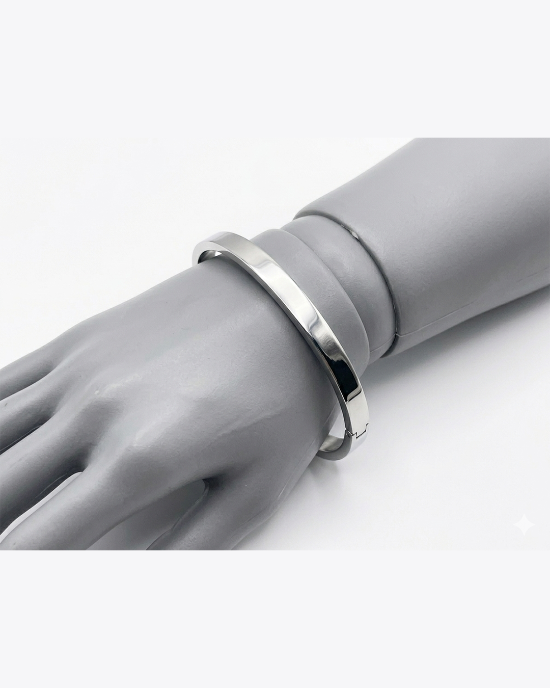 Plain Silver Bracelet