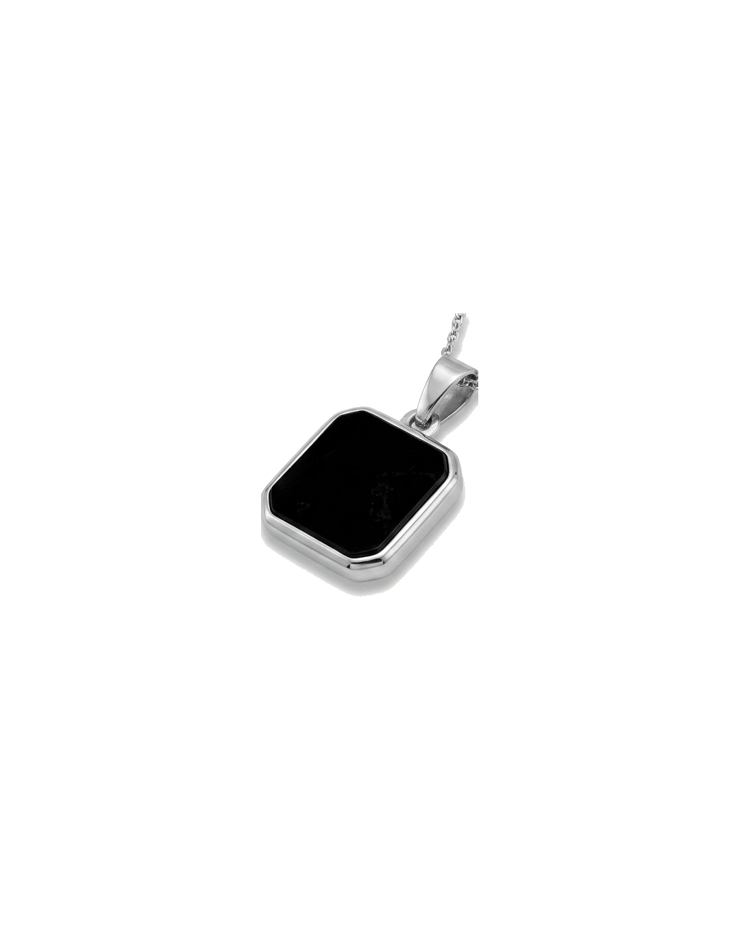 Square Moon with Silver Plated