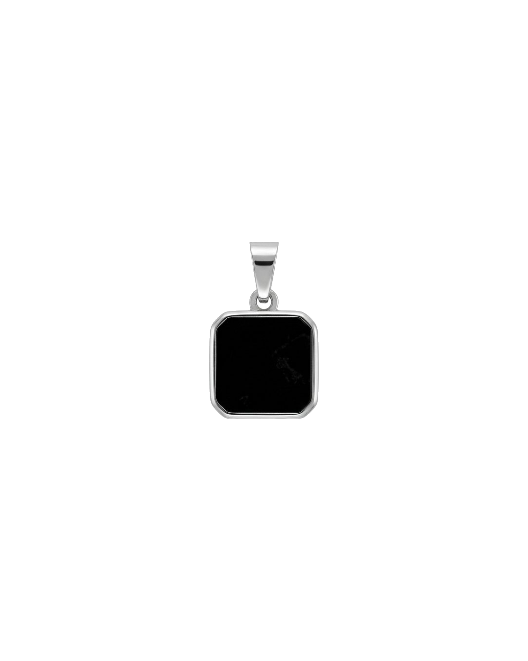 Square Moon with Silver Plated