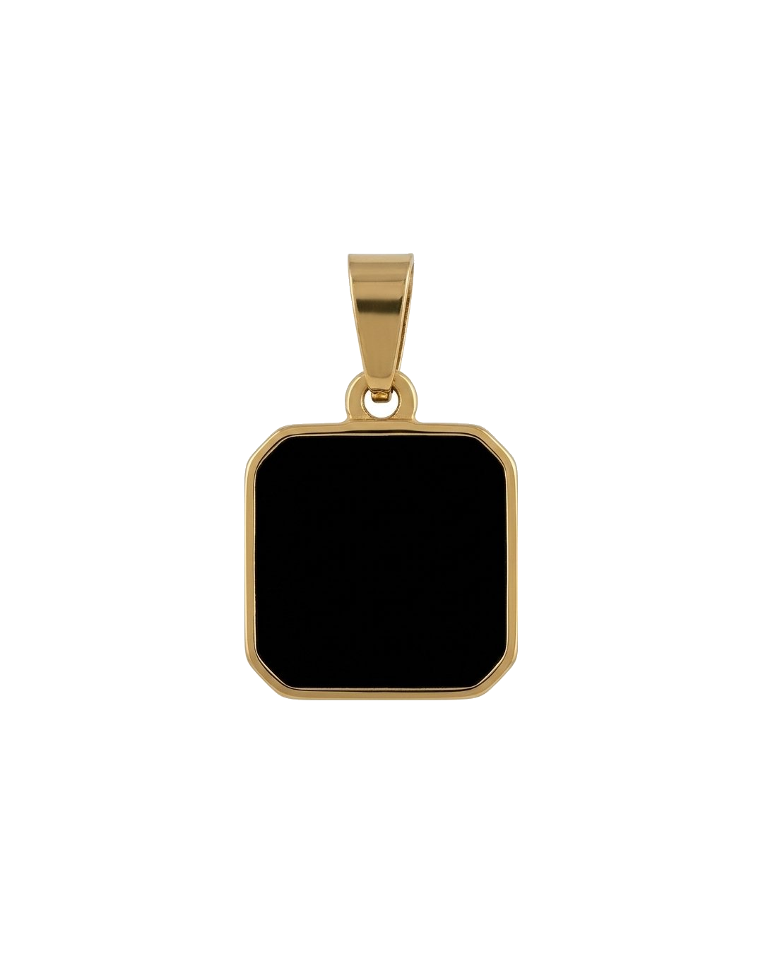 Square Moon with Gold Plated