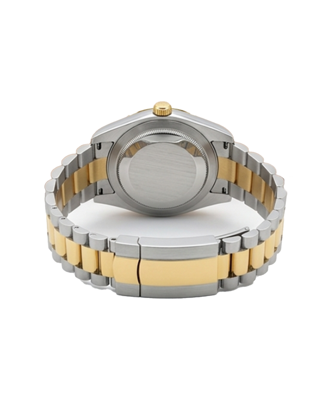 Rolex Blue Dial Gold & Silver Plated Watch